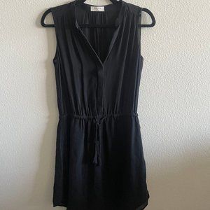Aritzia Black Babaton Tie Dress